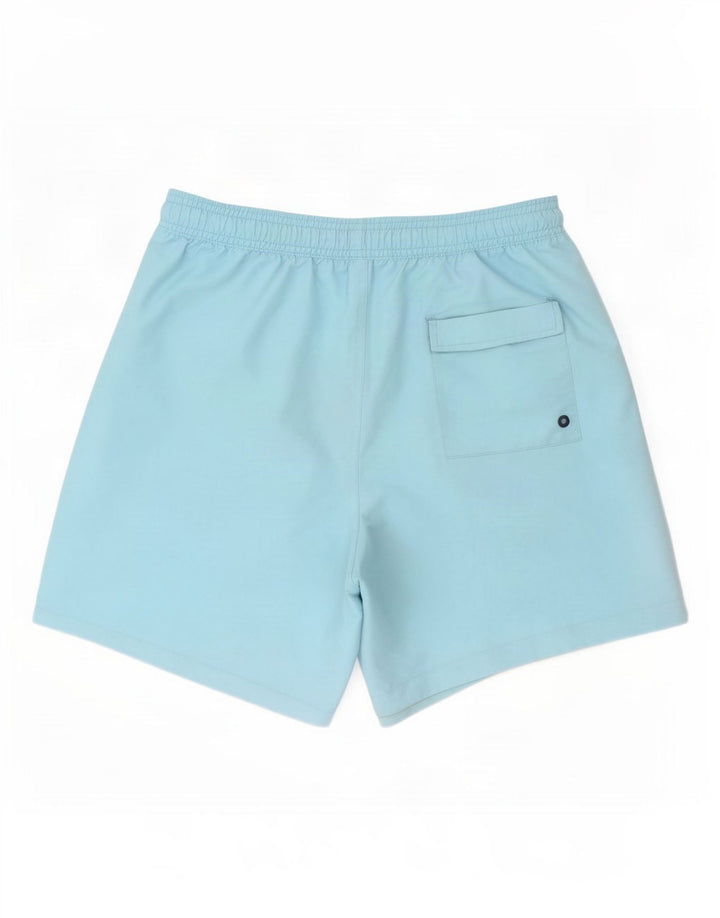 Pantaloni scurți de înot grafic Calvin Klein pentru bărbați, poliester color bloc, albastru mic