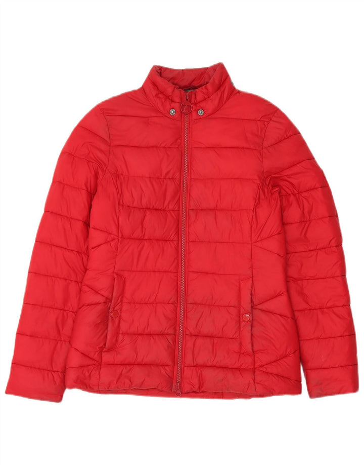 Jachetă căptușită pentru bărbați Barbour UK 8 Small Red Poliamidă
