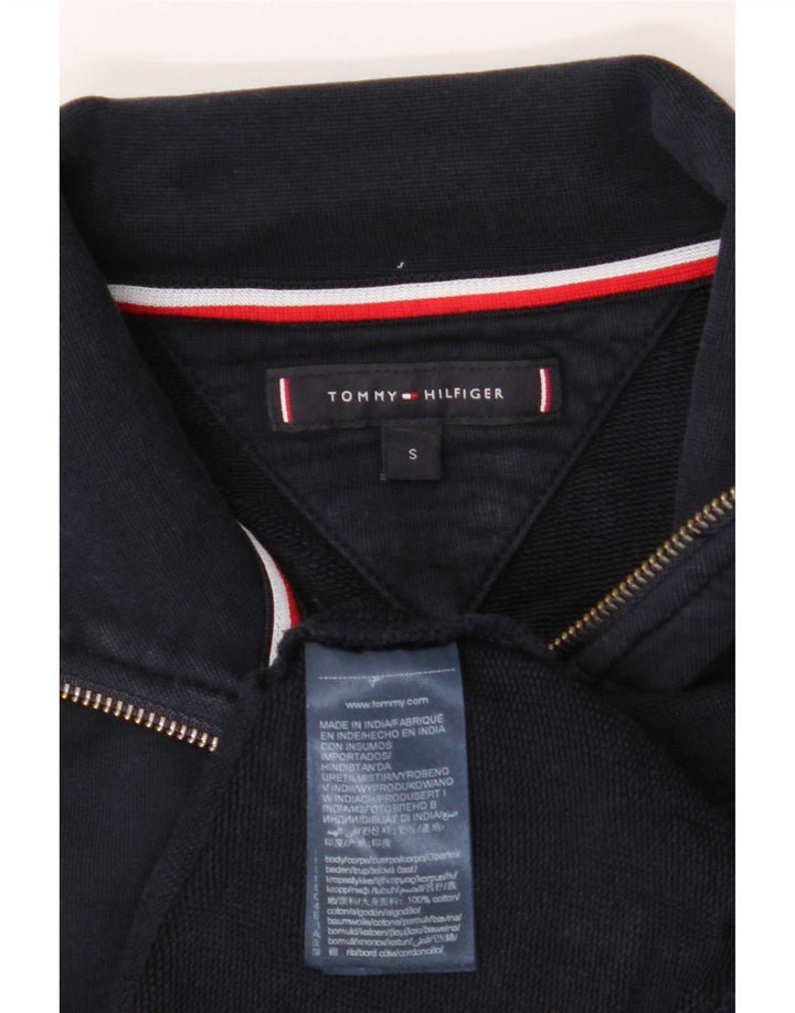 Jachetă de trening pentru bărbați Tommy Hilfiger, mică, albastru, bumbac