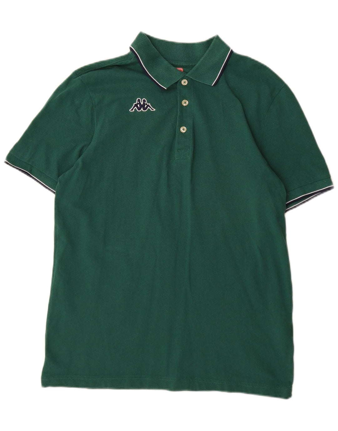 Tricou polo pentru bărbați Kappa, bumbac verde mare