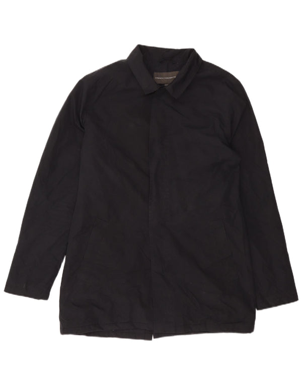 Palton pentru bărbați French Connection UK 40 Poliester mare, albastru bleumarin