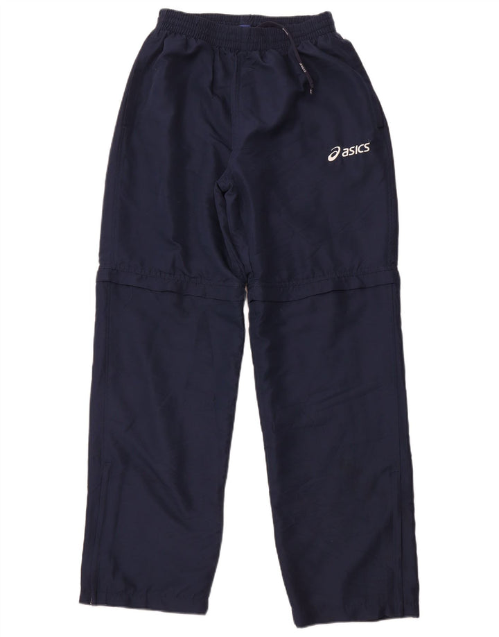 Pantaloni de trening ASICS pentru femei UK 14, mari, bleumarin, poliester