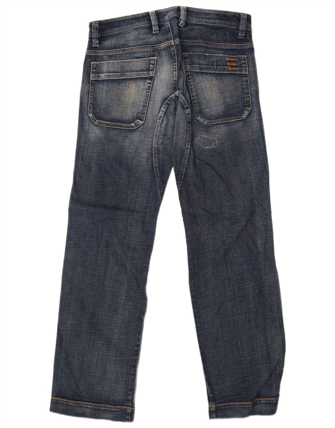 Blugi Distressed drepte pentru bărbați Diesel W31 L32 Bumbac albastru
