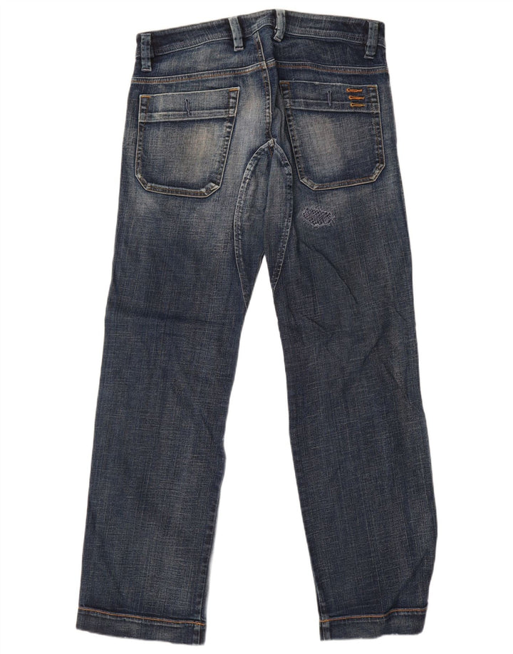 Blugi Distressed drepte pentru bărbați Diesel W31 L32 Bumbac albastru
