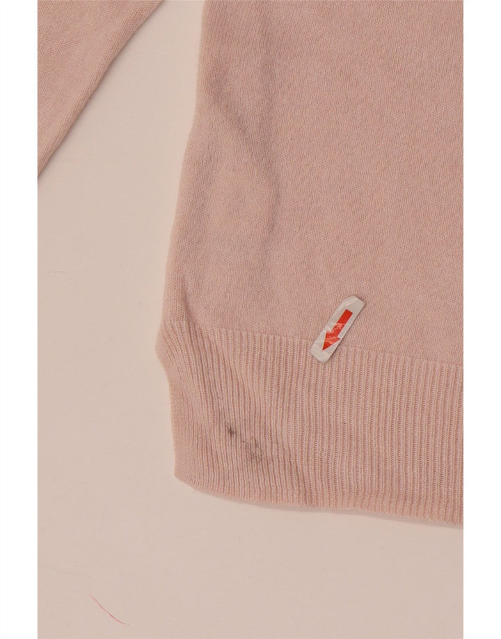 Pulover pentru femei Marks & Spencer cu decolteu triplu UK 12 Roz mediu acrilic