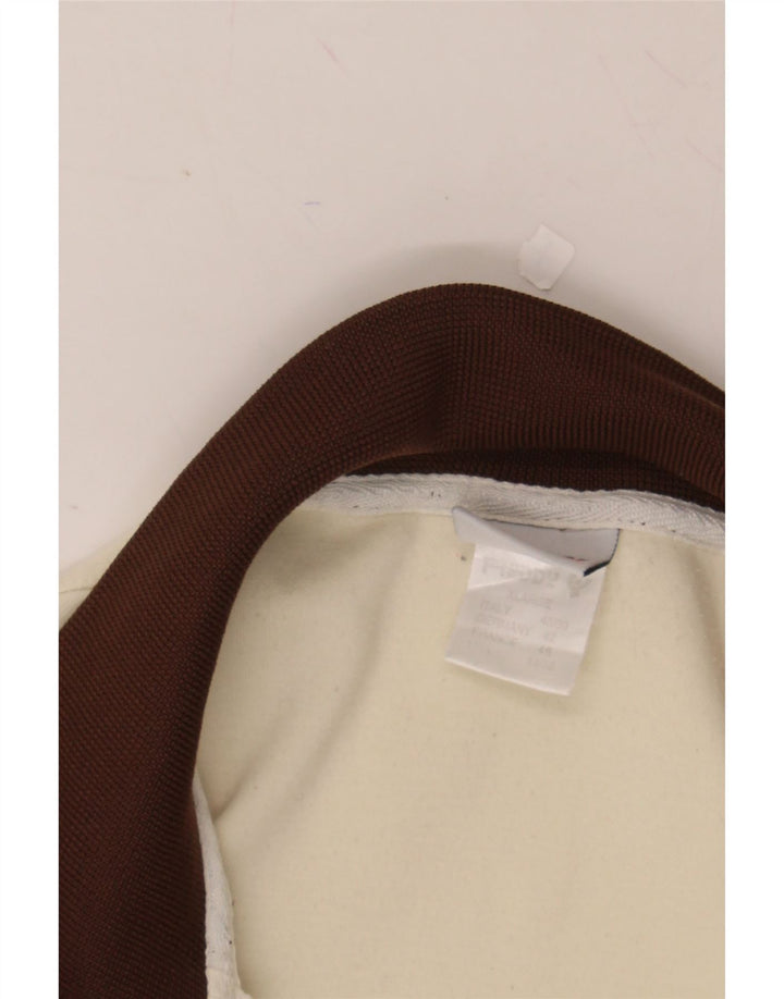 FREDDY Womens Tracksuit Top Jacket UK 18 XL Off White Colourblock Vintage Freddy and Second-Hand Freddy from Messina Hembry 
