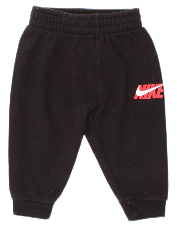 Nike Baby Boys Graphic Joggers Pantaloni de trening 6-9 luni Bumbac negru