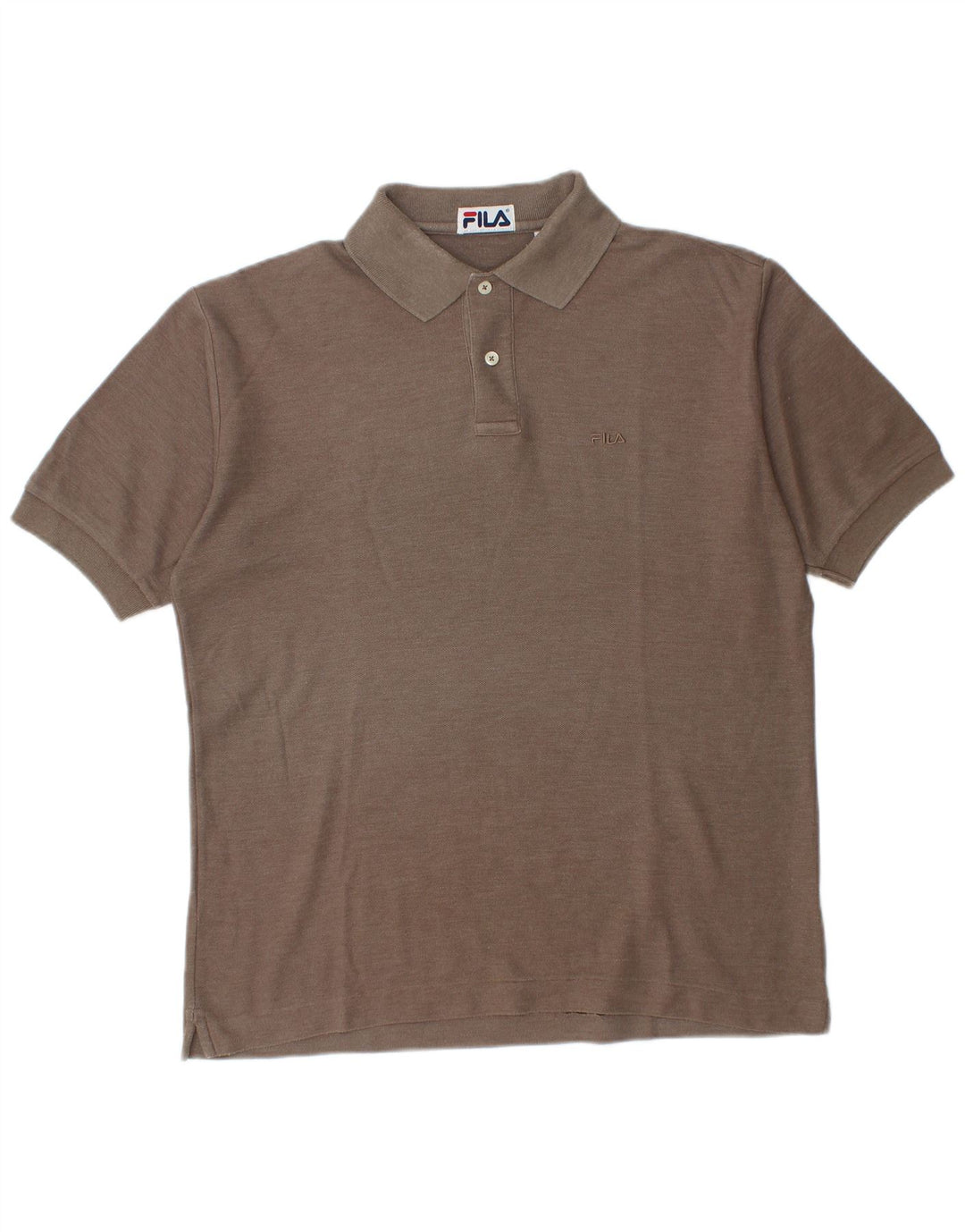 Tricou Polo Fila Bărbați IT 46 Small Maro Bumbac