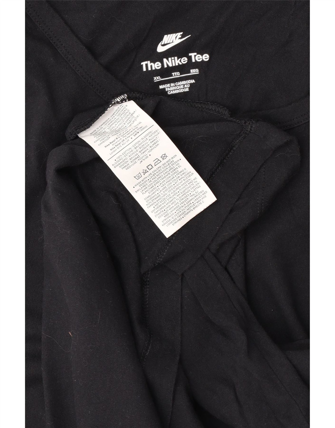 Vestă pentru bărbați Nike 2XL, bumbac negru