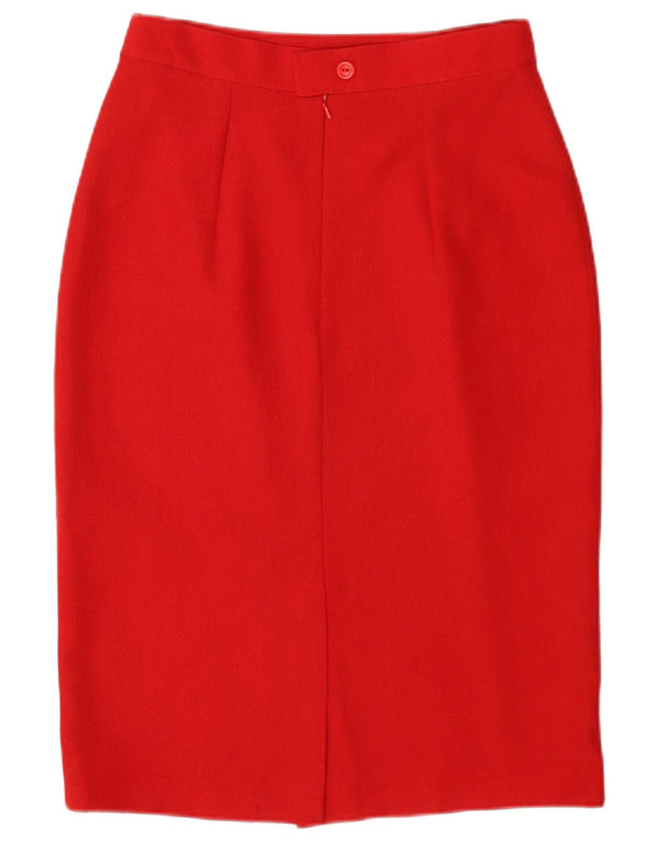 Fusta creion cu talie înaltă pentru femei Libra UK 10 Small W26 Red