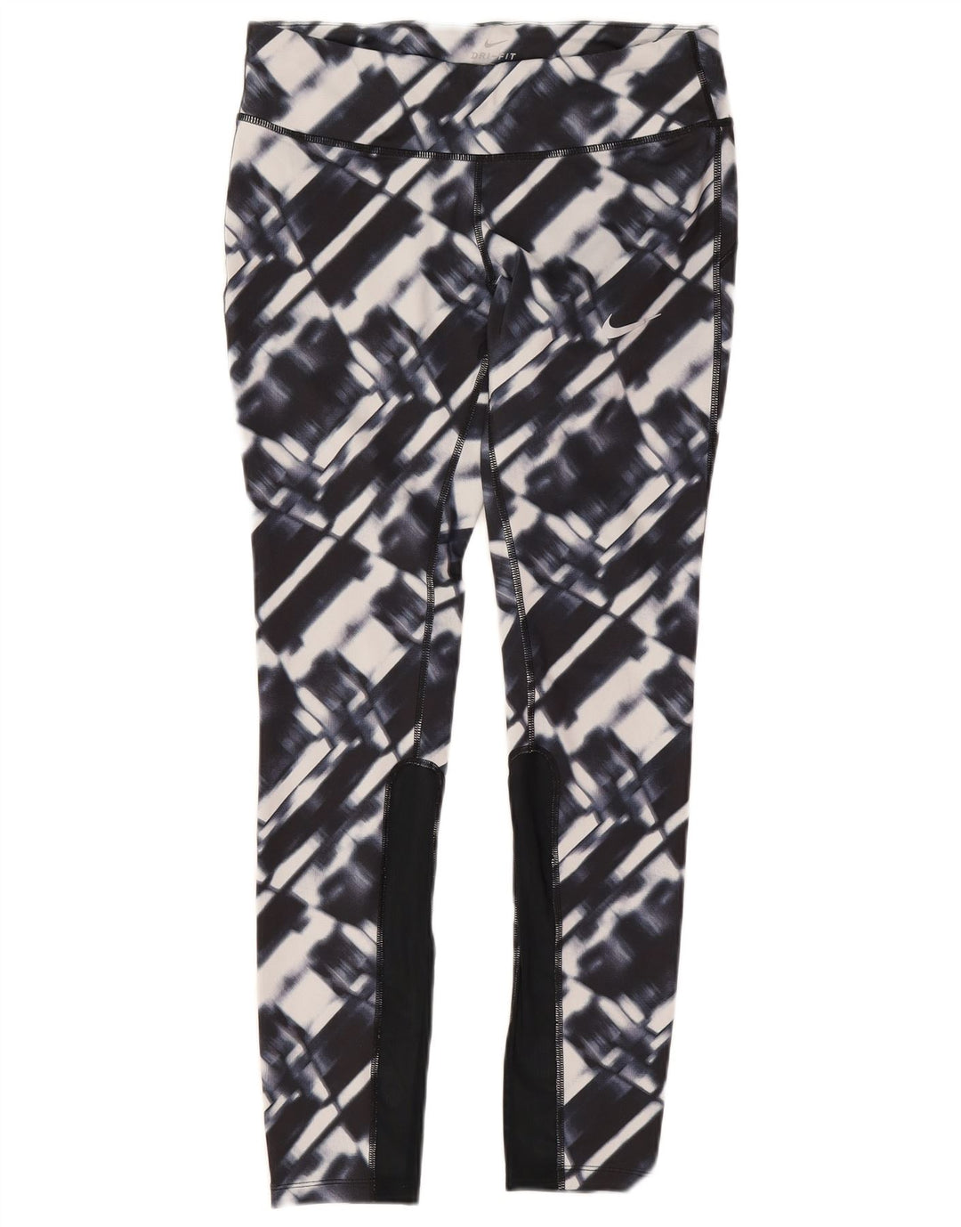 Leggings Nike Dri Fit pentru femei UK 12 Medium Bleumarin Poliester geometric
