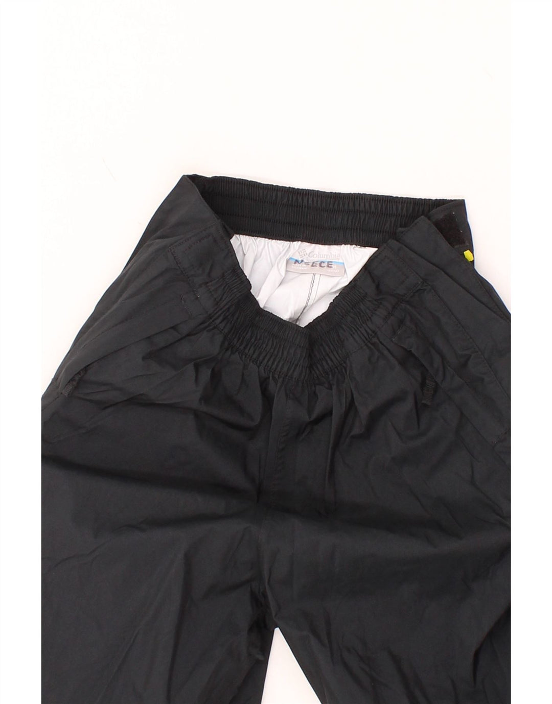 COLUMBIA Boys Omni-Tech Tracksuit Trousers 10-11 Years Medium Black Nylon Vintage Columbia and Second-Hand Columbia from Messina Hembry 
