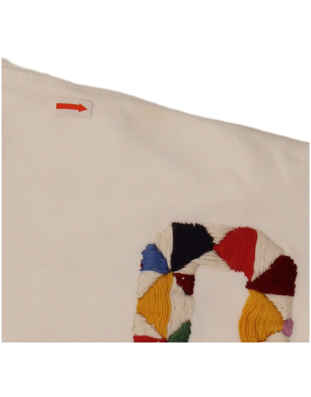 POLO RALPH LAUREN Hanorac crop pentru femei Pulover UK 16 Large White