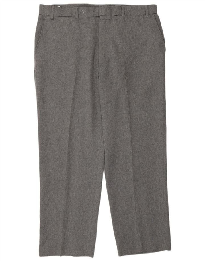 Pantaloni chino drepți pentru bărbați Levi's W38 L29 poliester gri