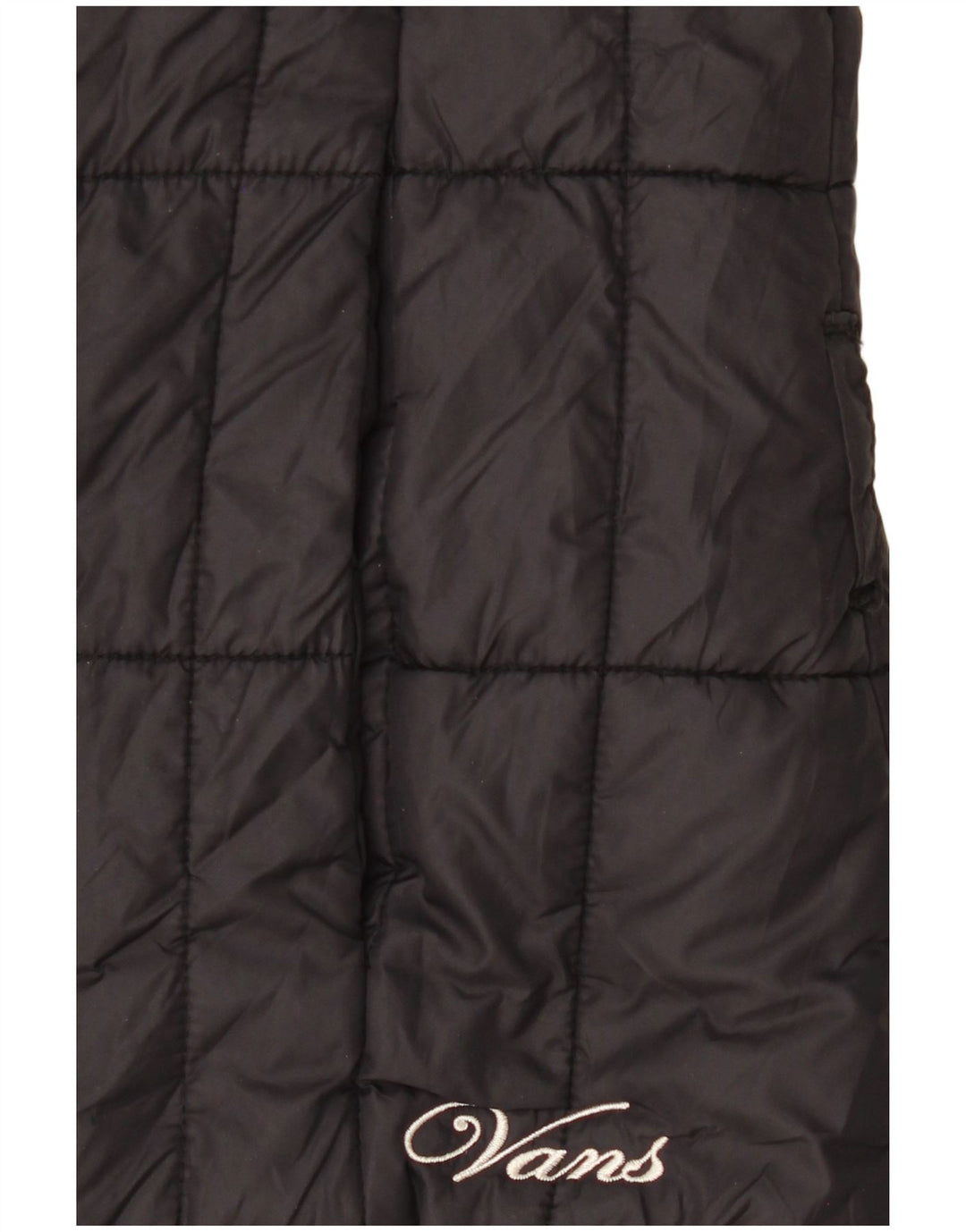 Jachetă căptușită cu glugă Vans pentru femei UK 10 Small Black