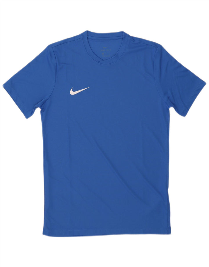 Tricou grafic Nike Dri Fit pentru bărbați Top Medium Blue Poliester