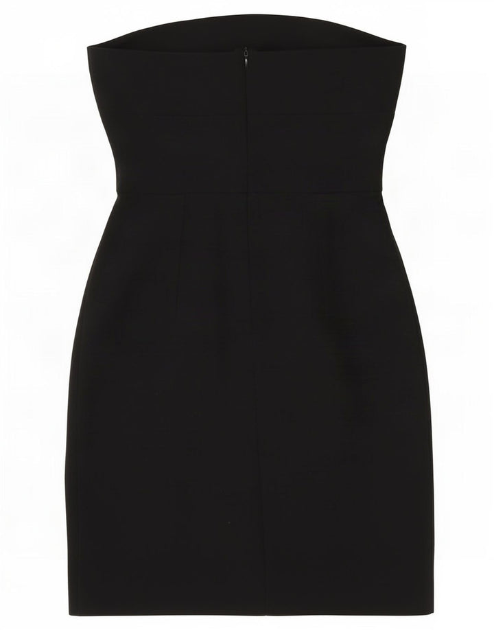 Rochie fără bretele pentru femei Zara UK 8 Poliester negru mic