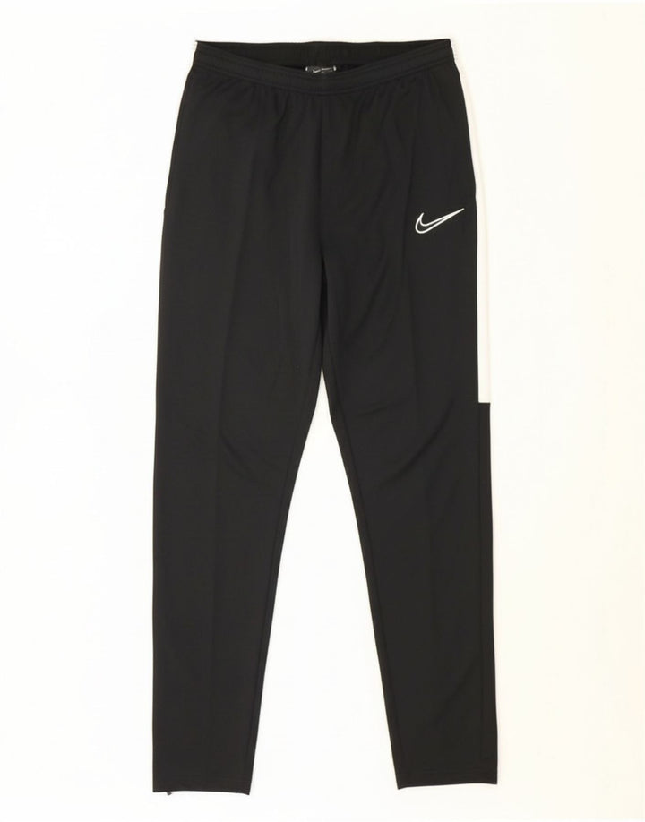 Pantaloni de trening Nike Dri Fit pentru bărbați, negru mediu, color block