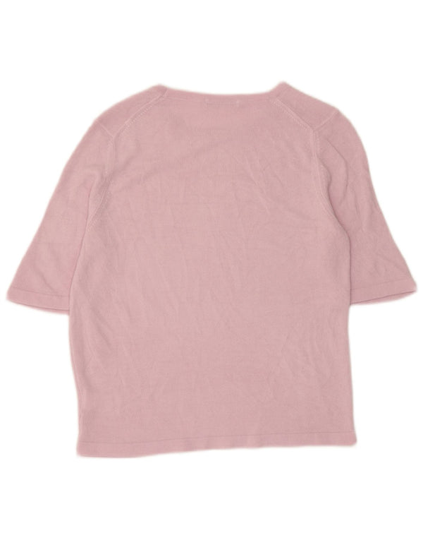 Marks & Spencer Top pentru femei cu mâneci 3/4 UK 10 mic violet acrilic