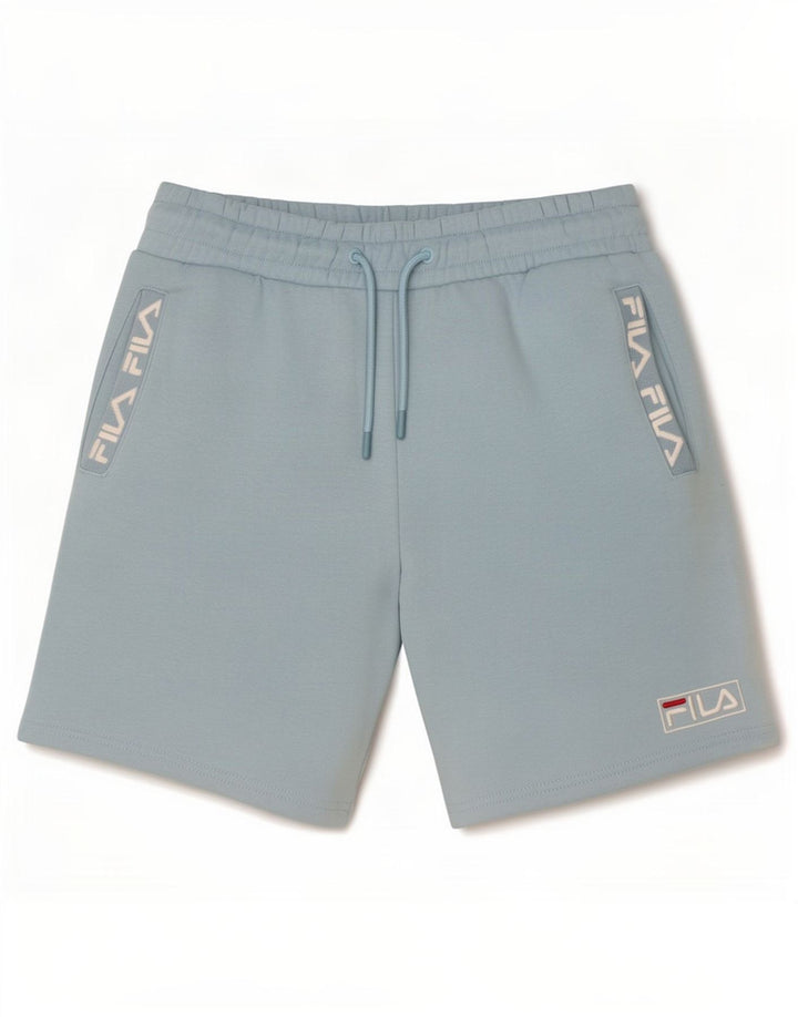 Pantaloni scurți sport Fila pentru bărbați, albastru mediu, bumbac