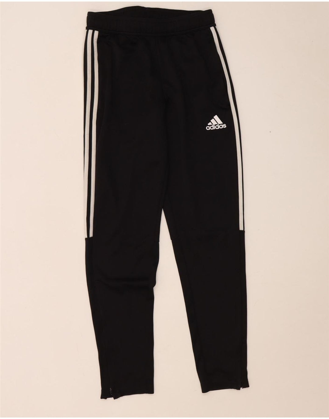 Pantaloni de trening Adidas pentru bărbați, poliester negru mic