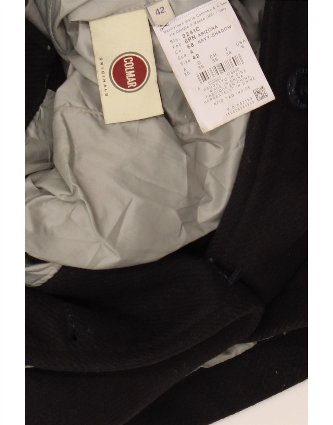 Palton pentru femei COLMAR IT 42 Mic Lână bleumarin