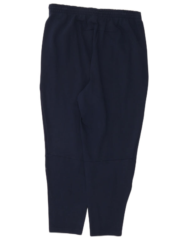 Adidas Womens Tracksuit Trousers UK 14 Large Navy Blue Rayon