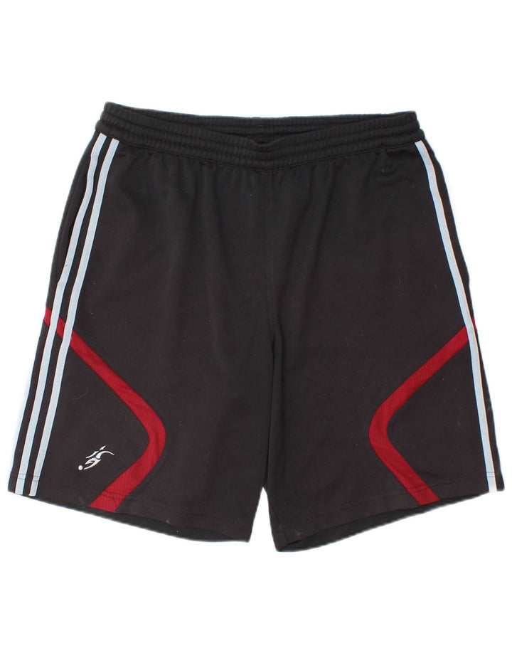 Pantaloni scurți sport pentru bărbați Adidas Climacool, mari, negru, poliester color bloc
