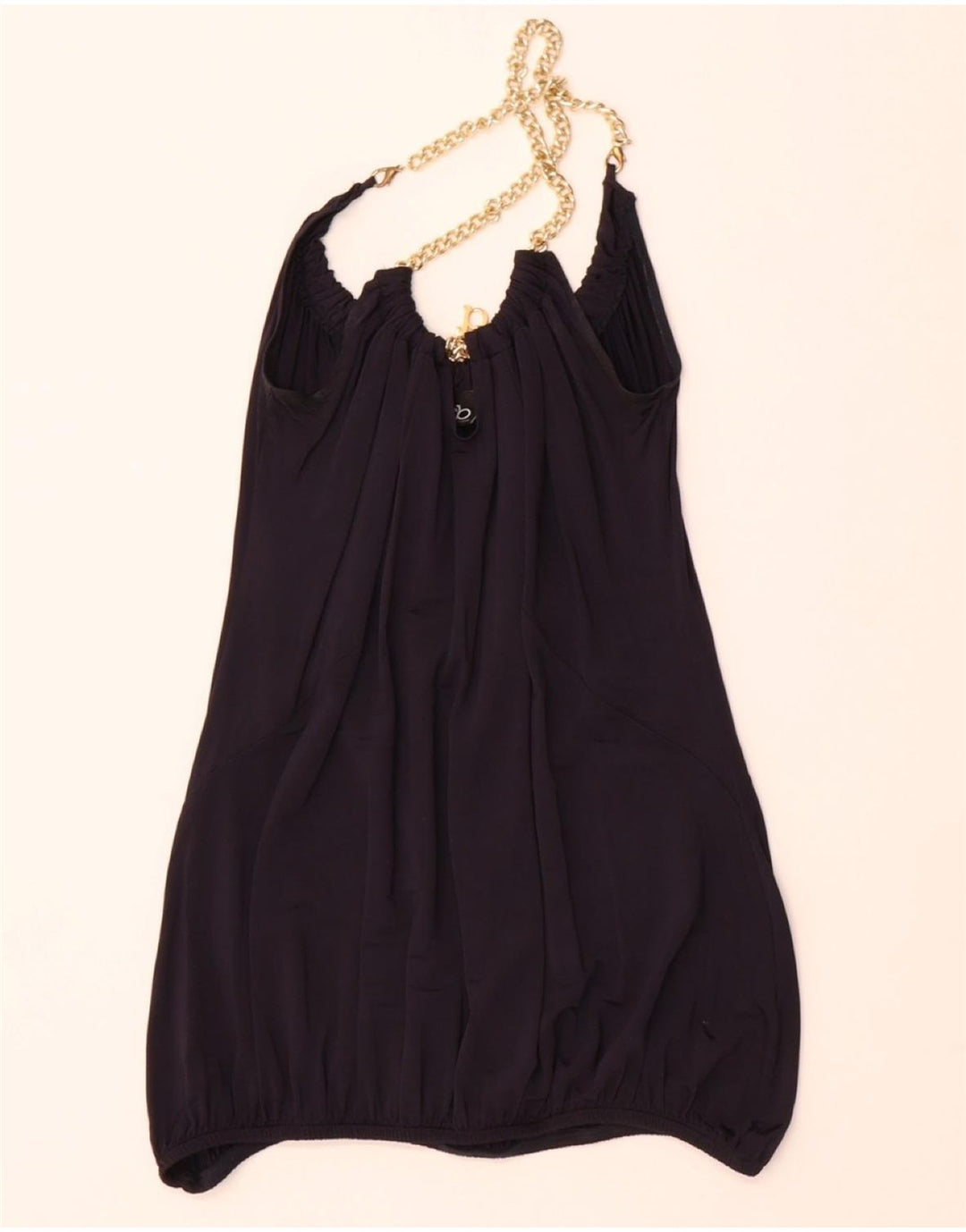ROCCOBAROCCO Womens Halter Dress IT 42 Medium Black Viscose Vintage Roccobarocco and Second-Hand Roccobarocco from Messina Hembry 