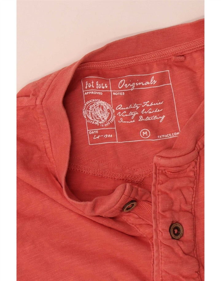 Fat Face Bărbați Tricou Top Mediu Portocaliu Pete Bumbac
