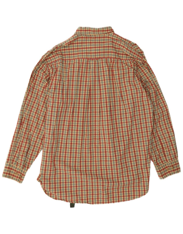 Cămașă Orvis pentru bărbați, XL, bej, cu carouri