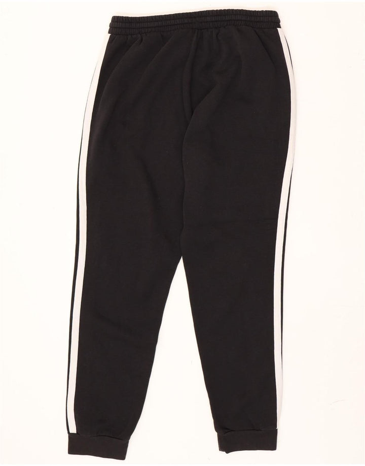 Pantaloni de trening pentru bărbați Adidas Pantaloni de jogging, bumbac mediu negru