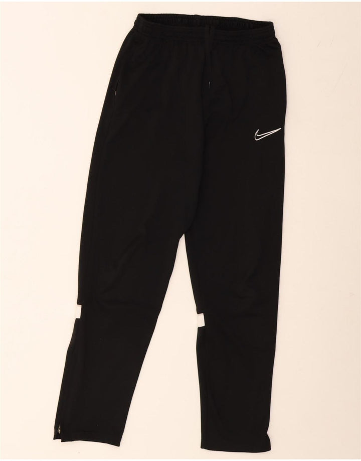 Pantaloni de trening Nike pentru băieți 13-14 ani XL poliester color bloc negru