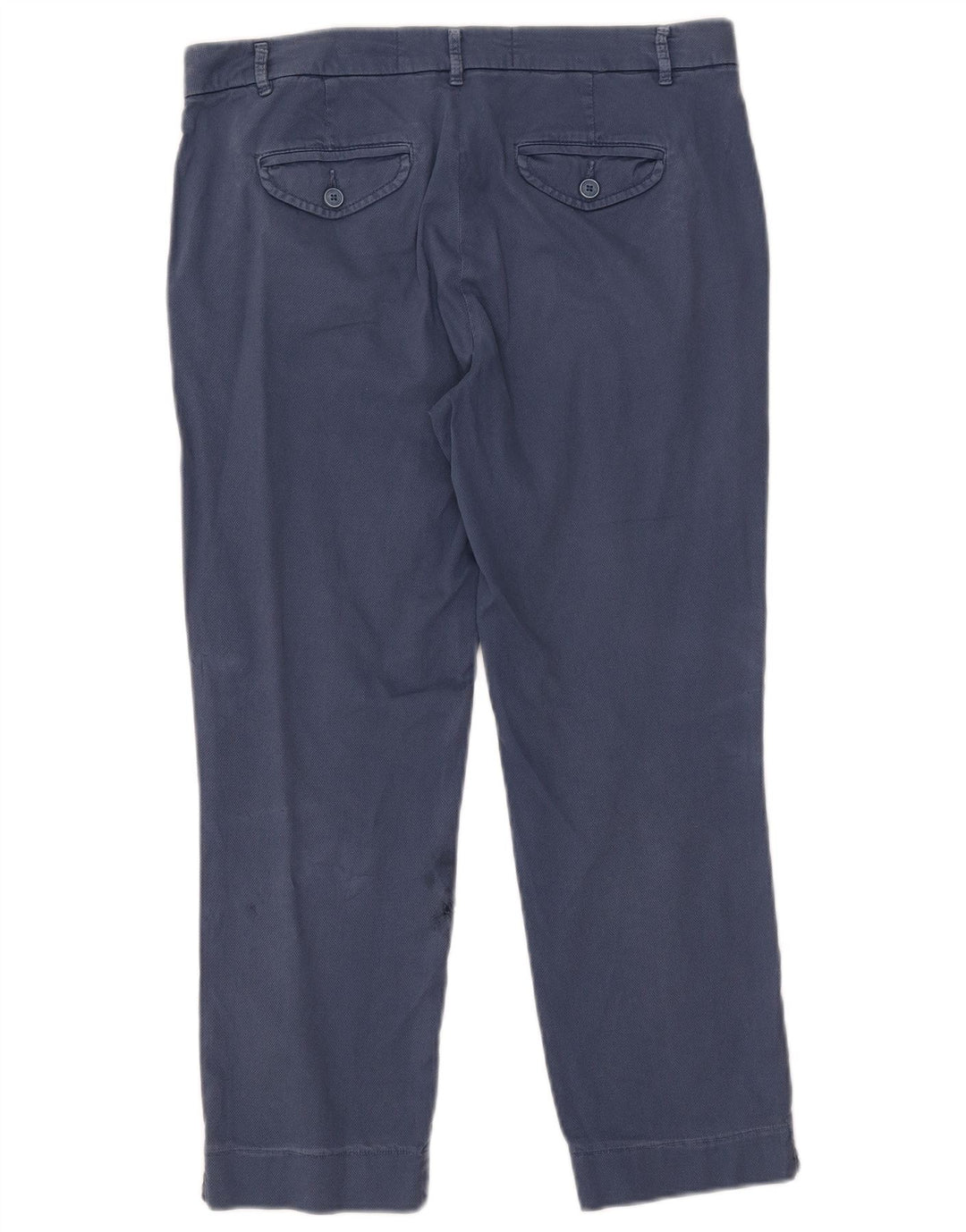 Pantaloni tăiați drept pentru femei Benetton W33 L25 albastru