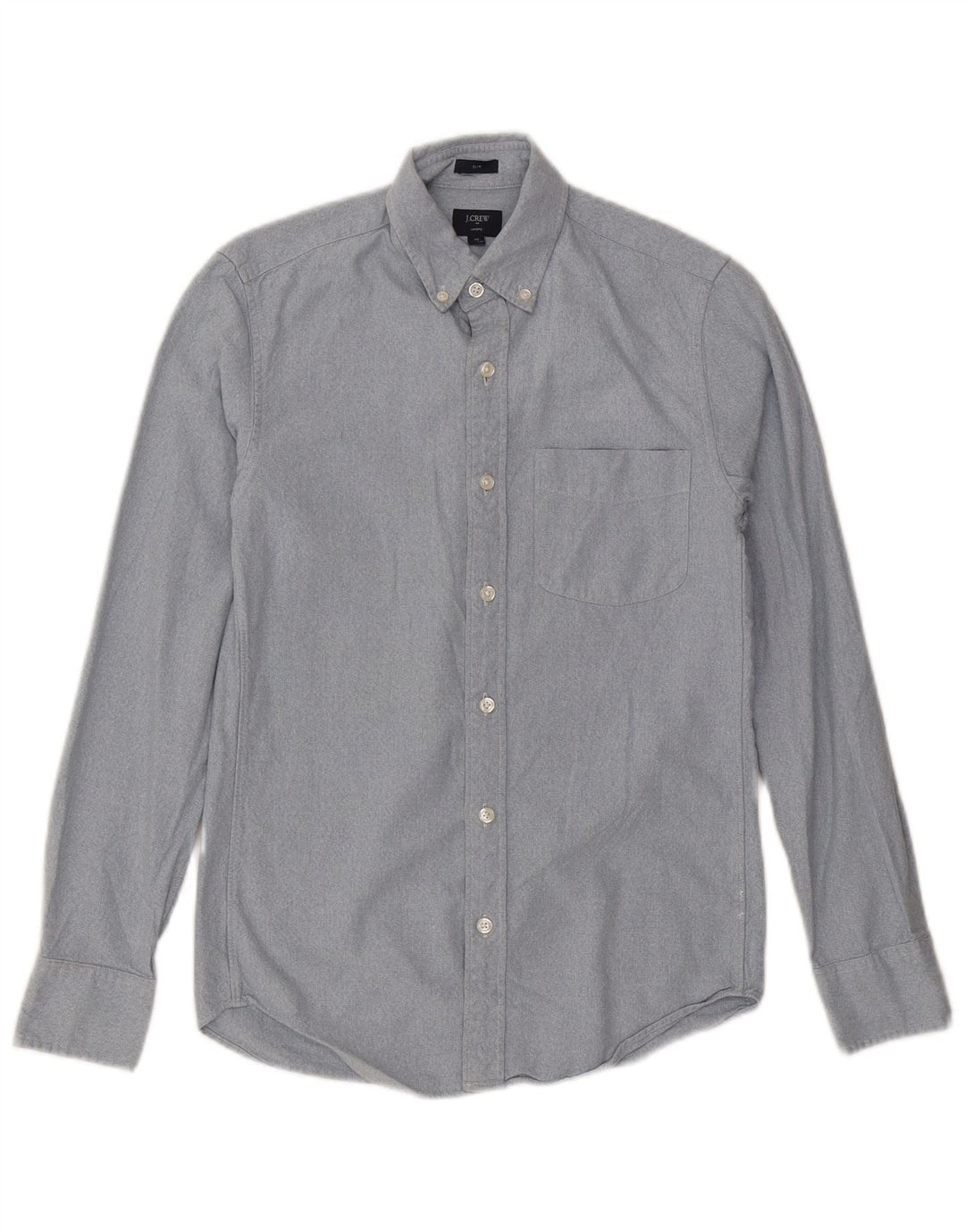 Cămașă pentru bărbați J. CREW Slim Fit XS Bumbac albastru