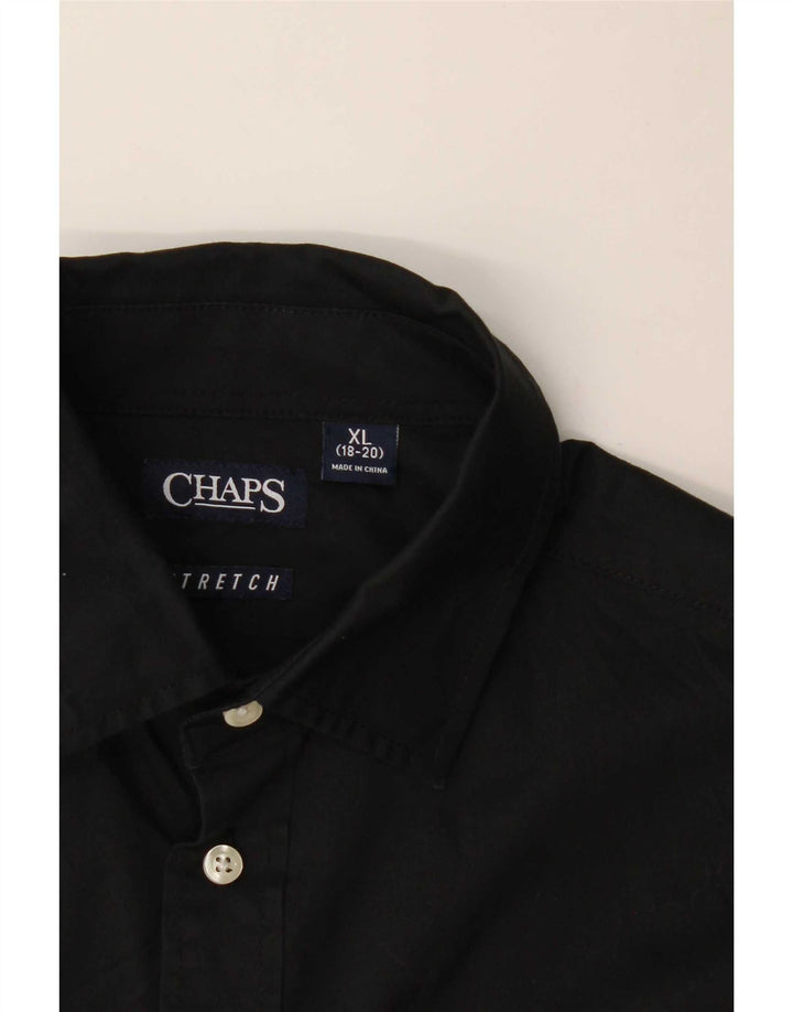 Cămașă Chaps Băieți 15-16 Ani XL Bumbac Negru