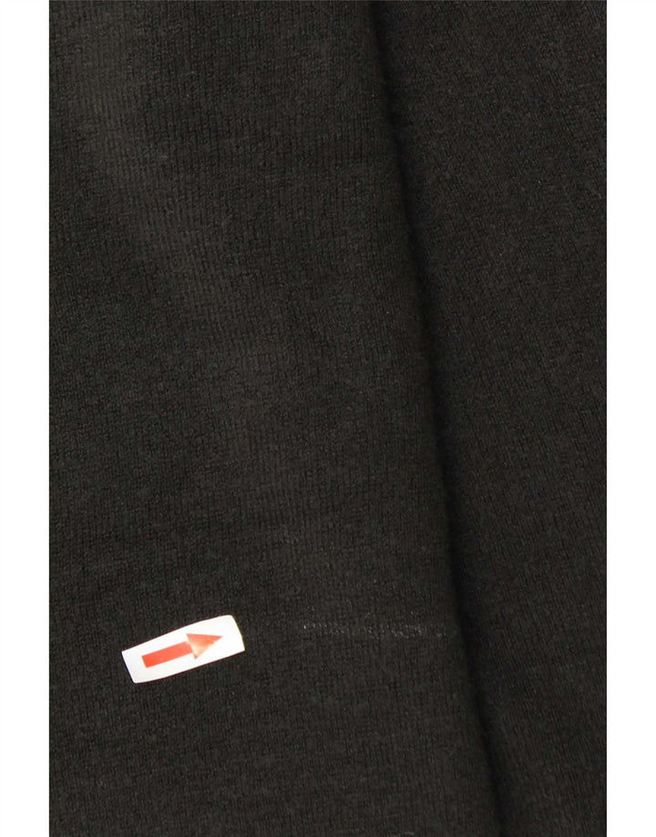 Pulover pentru femei Marks & Spencer cu decolteu triplu UK 14 Medium Negru Acrilic