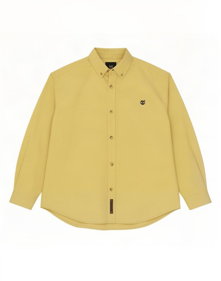 Cămașă Timberland Băieți 9-10 Ani Bumbac Galben