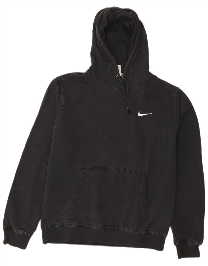 Pulover Nike pentru bărbați, bumbac mediu negru