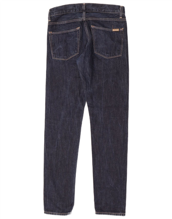 Blugi subțiri pentru bărbați Carhartt W28 L32 bumbac bleumarin