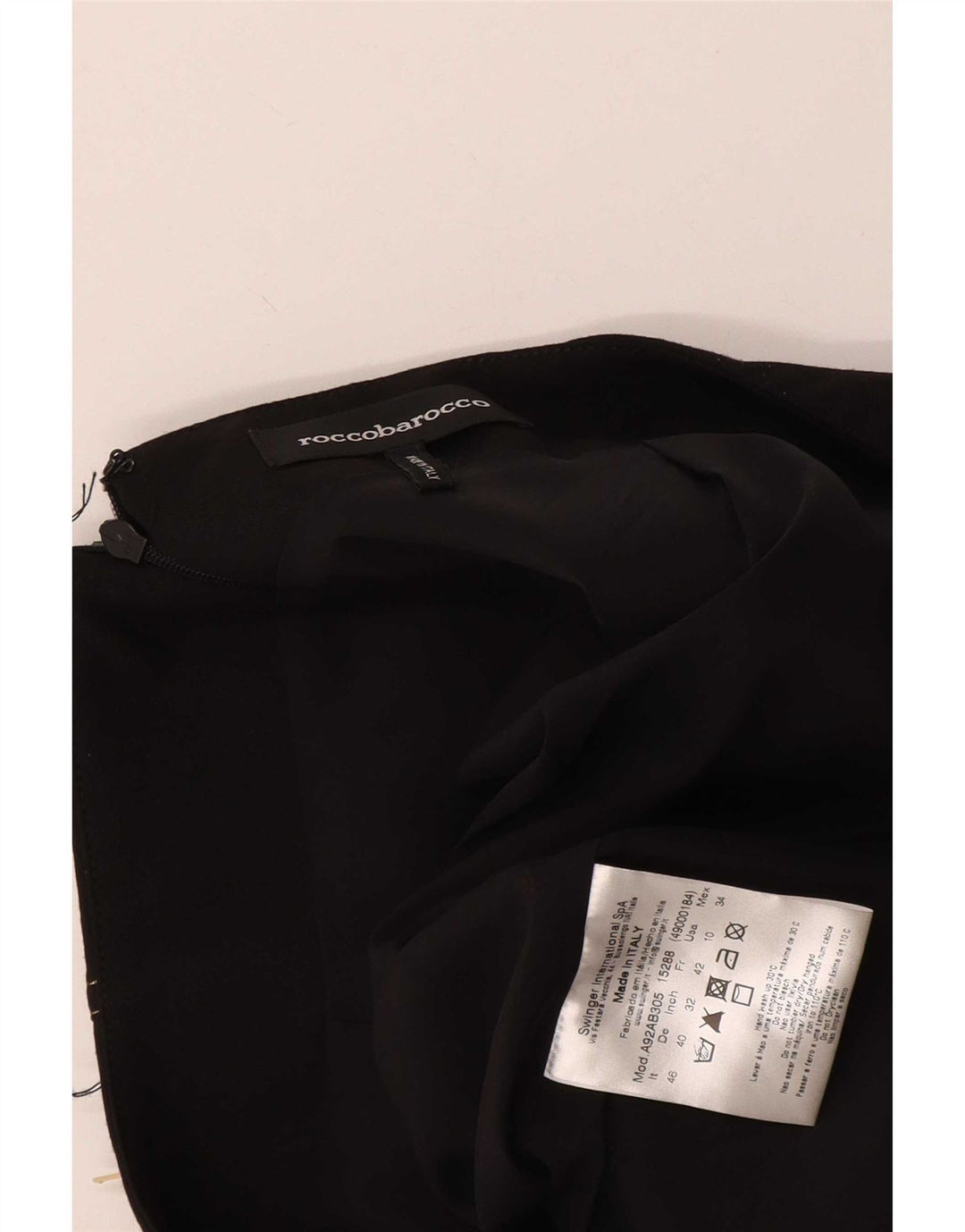 Fusta creion pentru femei Roccobarocco IT 46 Large W34 Poliester negru