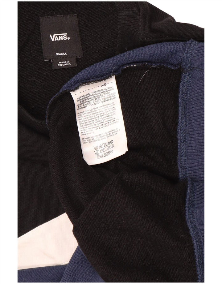 Pulover Vans pentru bărbați, mic, negru, color block, bumbac