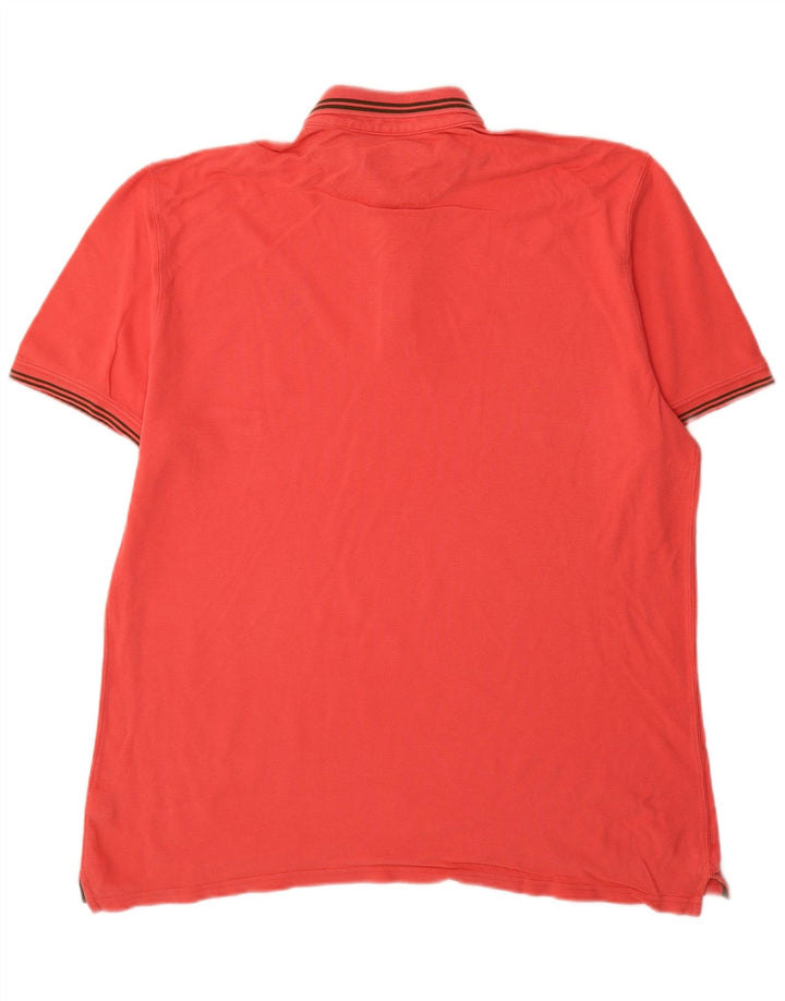 Tricou polo Massimo Dutti pentru bărbați 2XL bumbac roșu