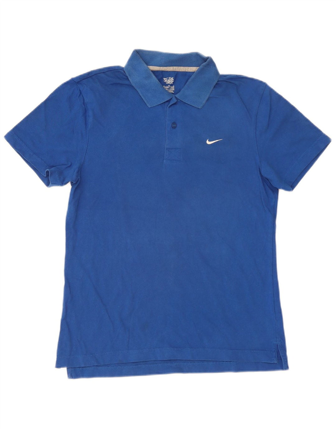Tricou polo Nike pentru bărbați Marea Britanie 38/40, bumbac albastru mediu
