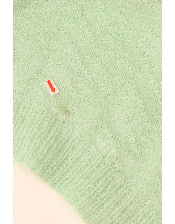 Pulover VINTAGE pentru femei cu gât de barcă, UK 18 XL, verde