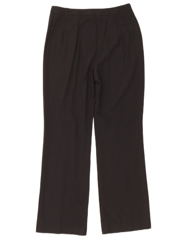 Marks & Spencer Pantaloni casual Bootcut pentru femei UK 12 Medium W30 L30 Negru