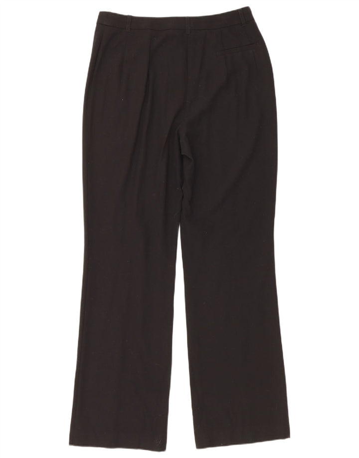 Marks & Spencer Pantaloni casual Bootcut pentru femei UK 12 Medium W30 L30 Negru