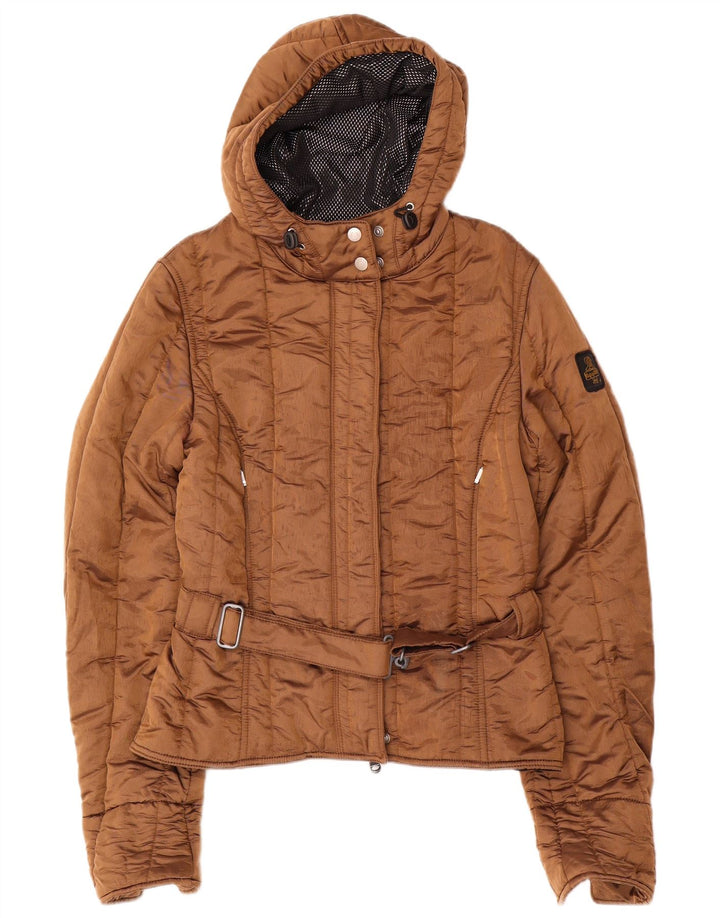 Jachetă de vânt cu glugă Cruz pentru femei Refrigiwear UK 20 2XL Maro Poliamidă