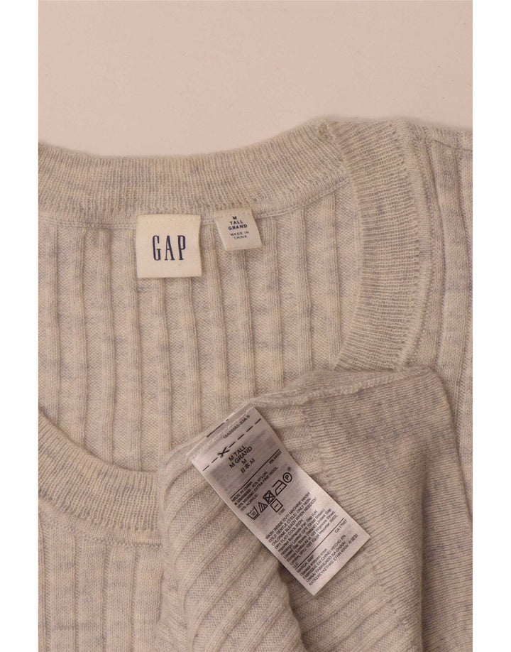 Pulover pentru femei Gap Tall Crew Deck Pulover UK 14 Medium Gri Nylon