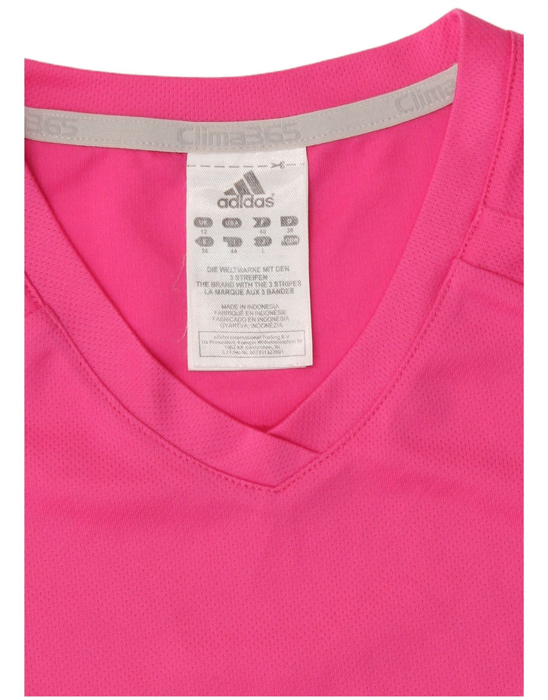 Tricou Adidas pentru femei Clima 365 Top UK 12 Medium Pink Poliester